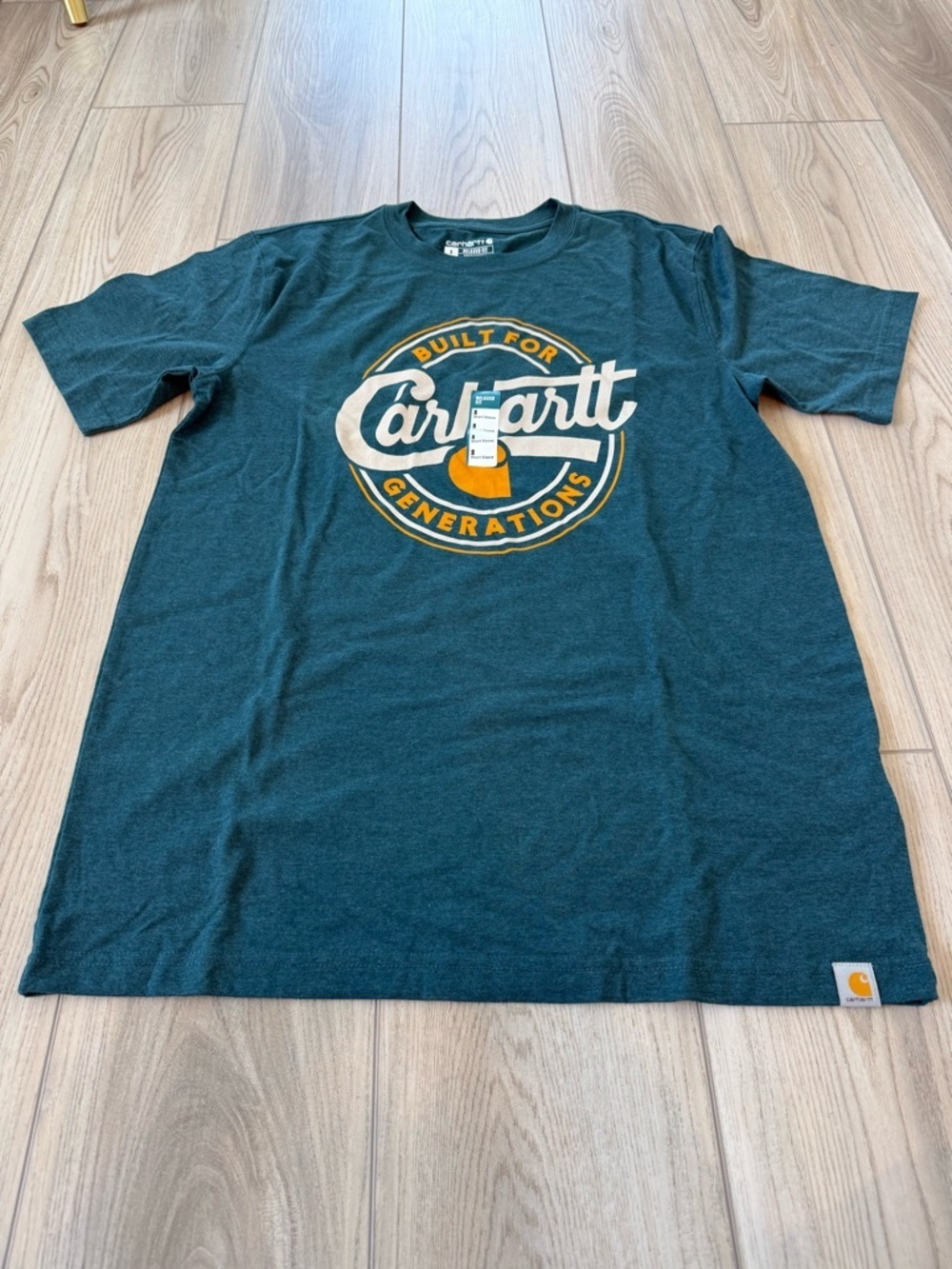 NWOT Carhartt Men's Relaxed Fit Lightweight Short-Sleeve Script Graphic T-Shirt - Picture 2 of 6